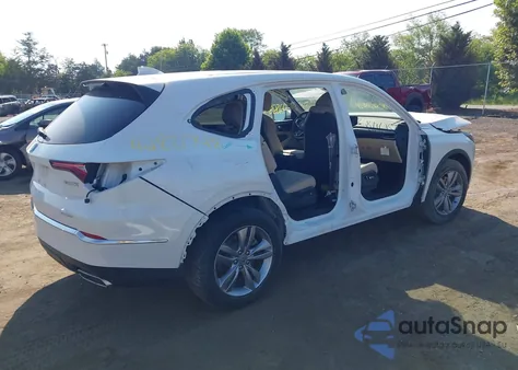 2023 Acura Mdx Standard from USA, damaged, VIN 5J8YE1H32PL030605